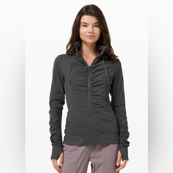 lululemon athletica Tops - Lululemon Beyond the Studio Jacket
Graphite Grey Size 4